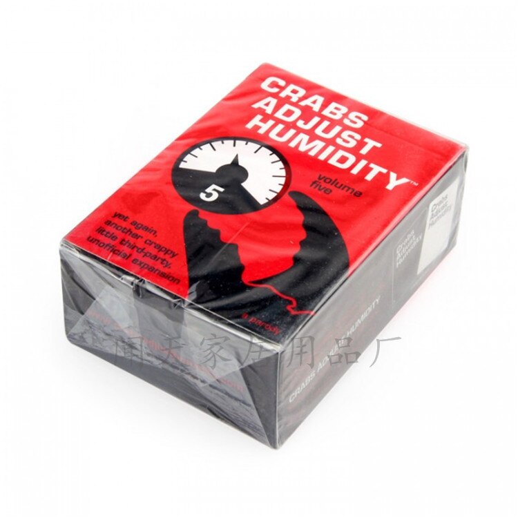 Crabs Adjust Humidity Vol 5 (Unofficial Expansion for Cards Against Humanity)