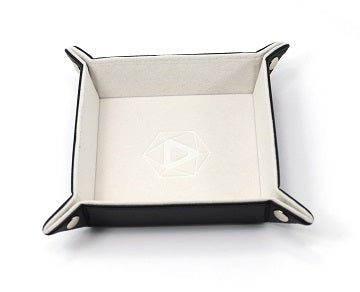 Folding Square Tray w/ Cream Velvet