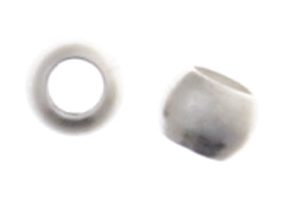 Crimp Beads 2.0mm Plated Silver