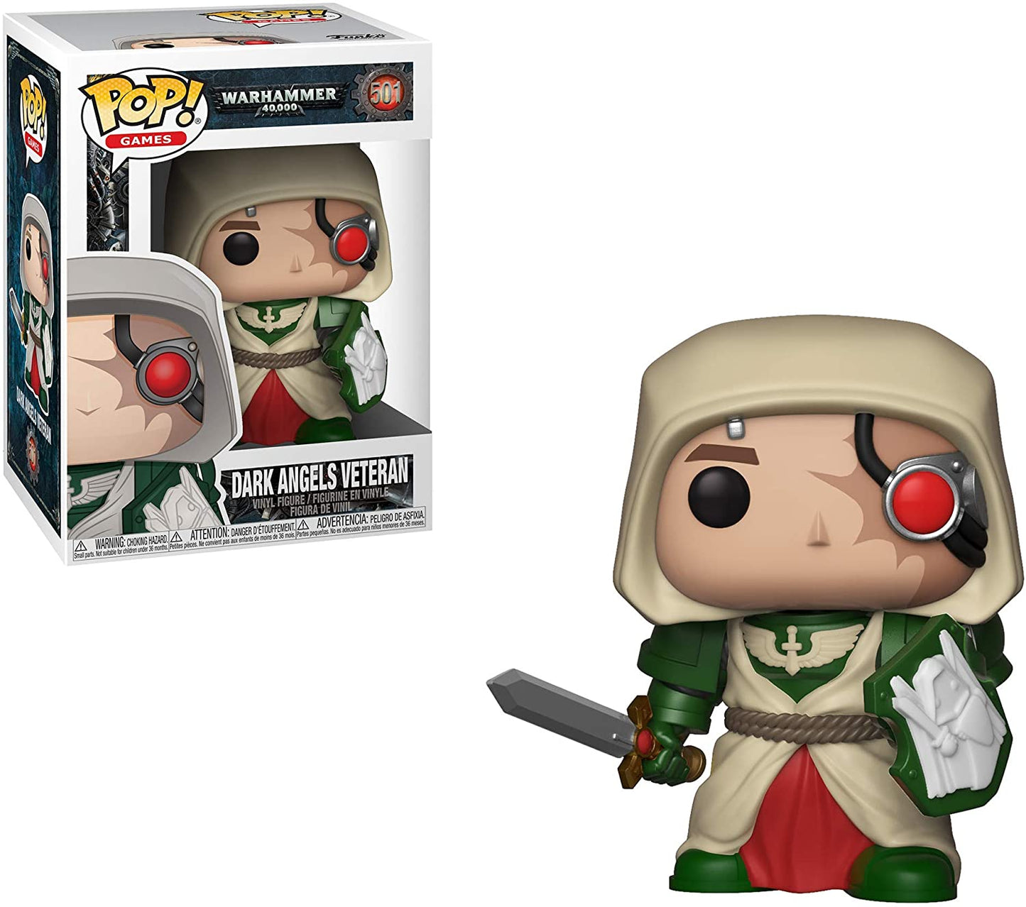 Funko Warhammer 40,000 POP! Games Dark Angels Veteran #501