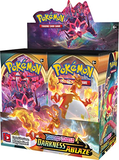 Pokémon TCG: Sword & Shield-Darkness Ablaze Booster Display Box