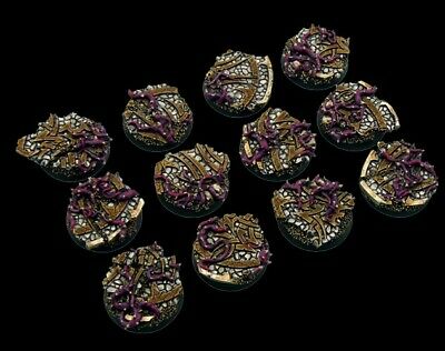 Micro Art Studio 25mm Dark Temple Bases (5) B02221