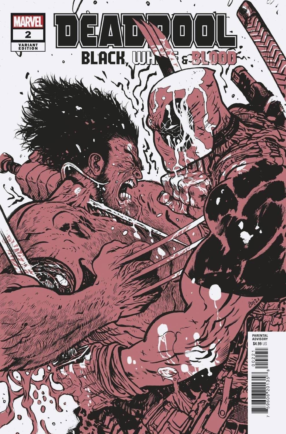 Deadpool: Black, White & Blood (2021) #2