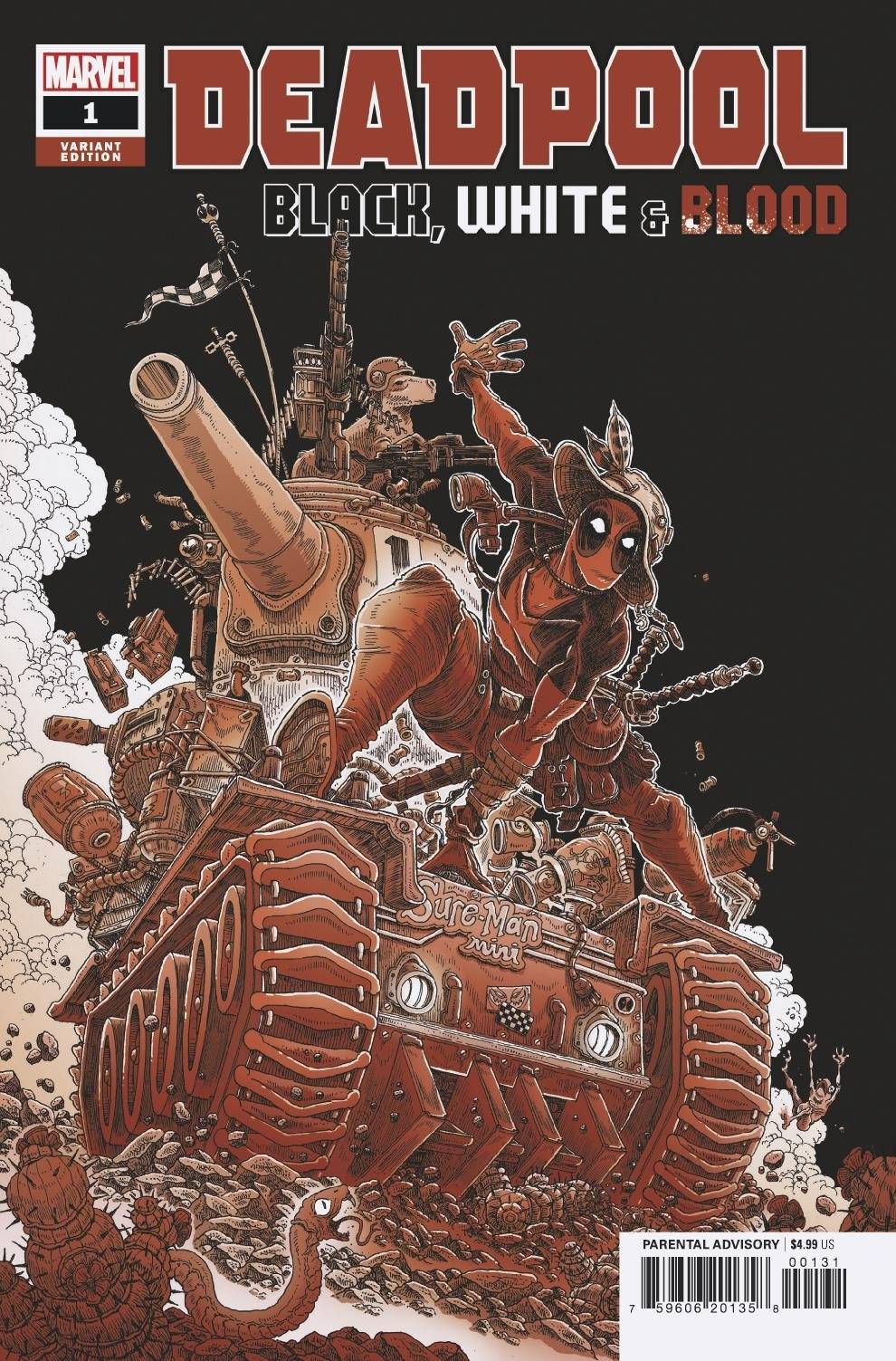 Deadpool: Black, White & Blood (2021) #1
