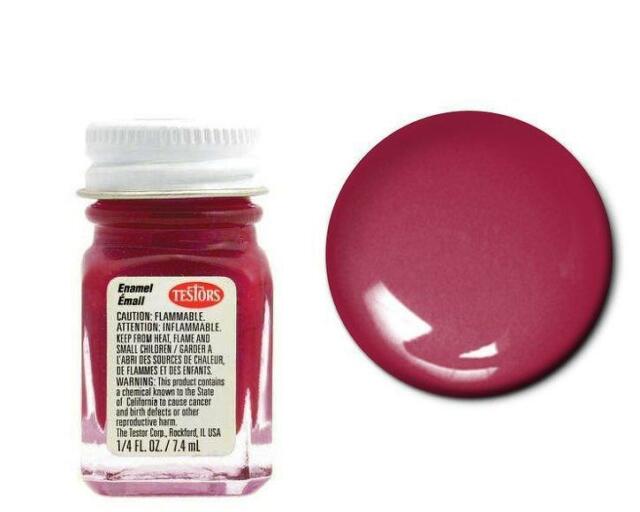 Testors - 1104 Dark Red - Gloss Enamel Paint, 1/4oz.