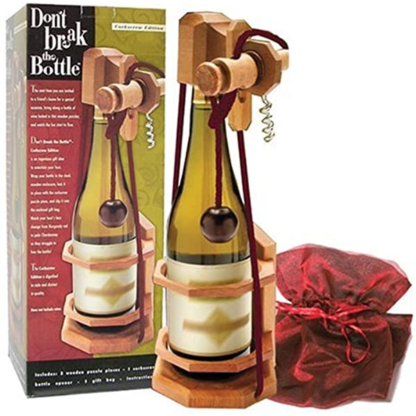 Don't Break the Bottle Corkscrew Puzzle