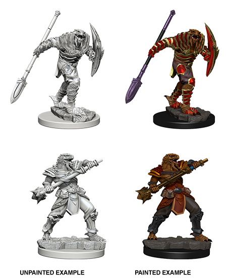 D&D Nolzur's Marvelous Miniatures: Dragonborn Male Fighter w/Spear (73340)
