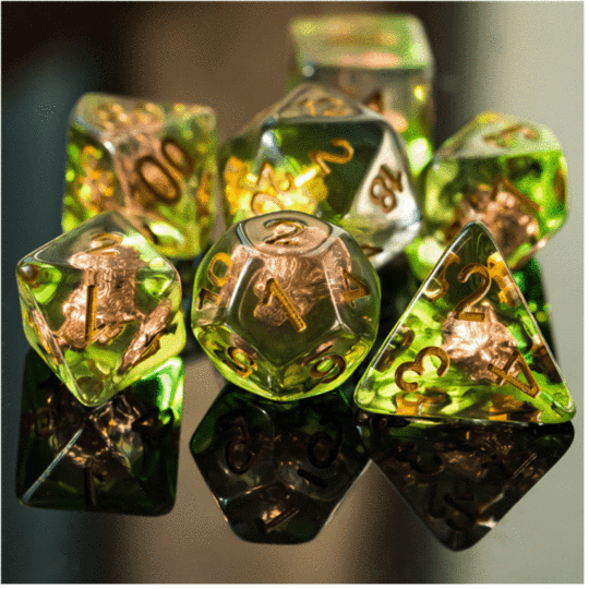 DRUID'S WOLF COMPANION CLASS RPG DICE SE