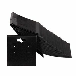 Earring Card Holder, Velvet Cards Display for Ear Studs, Black, 2"x 2"