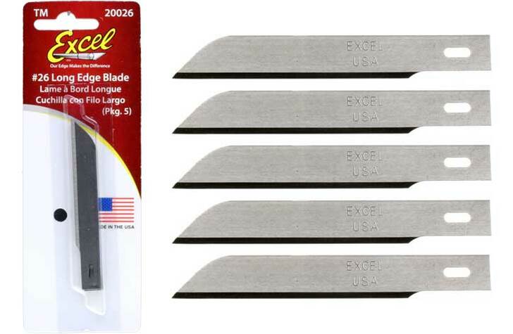 Excel 20026 #26 Long Edge Blades (5)