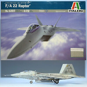 ITALERI 1/72 LOCKHEED F/A-22 RAPTOR MODEL KIT NO 1207