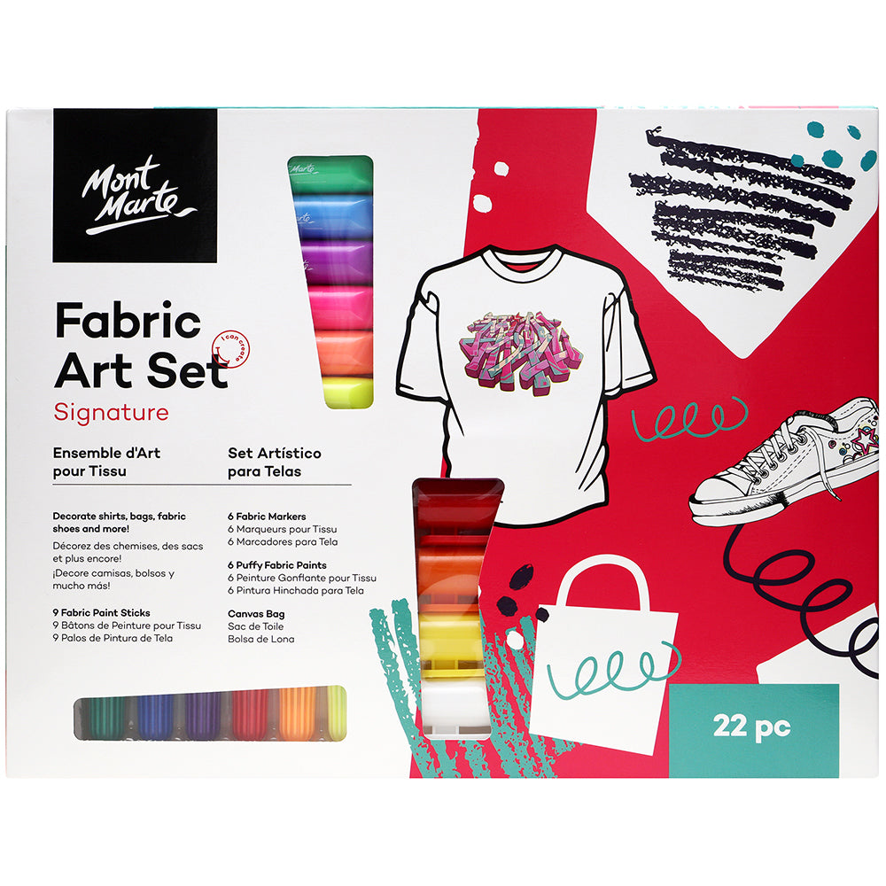 MONT MARTE Signature Fabric Art Set - 22pc