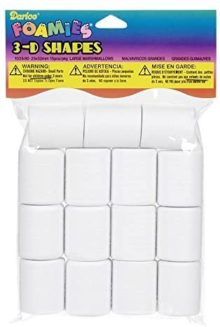 Darice 15-Piece Foam Marshmallow Shapes