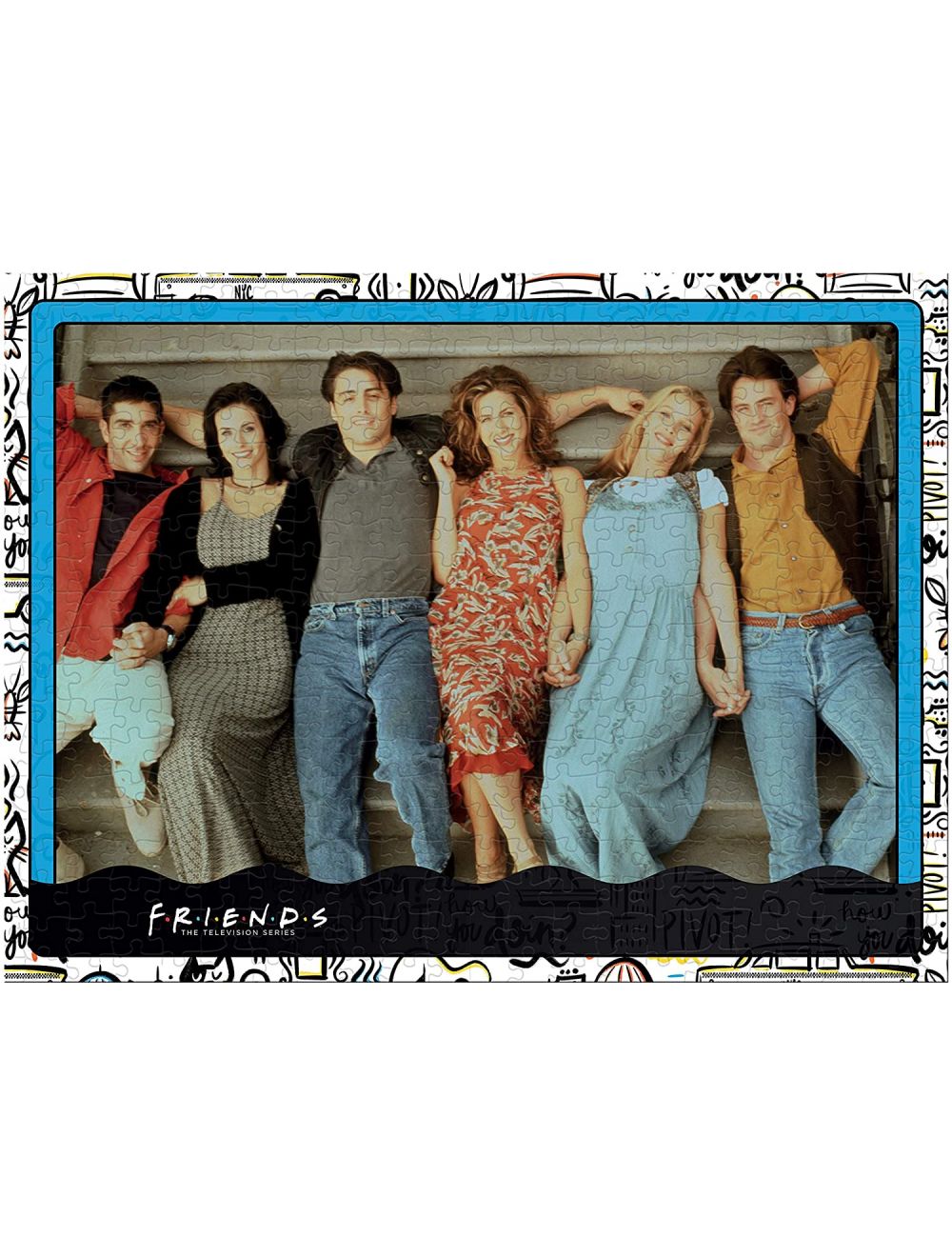 Friends The TV Series - Stairs - 1000 Piece Jigsaw Puzzle