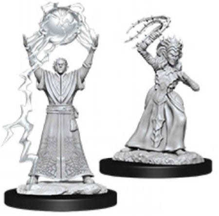 D&D Nolzur's Marvelous Unpainted Minis: W12 Drow Mage & Drow Priestess WZK90071