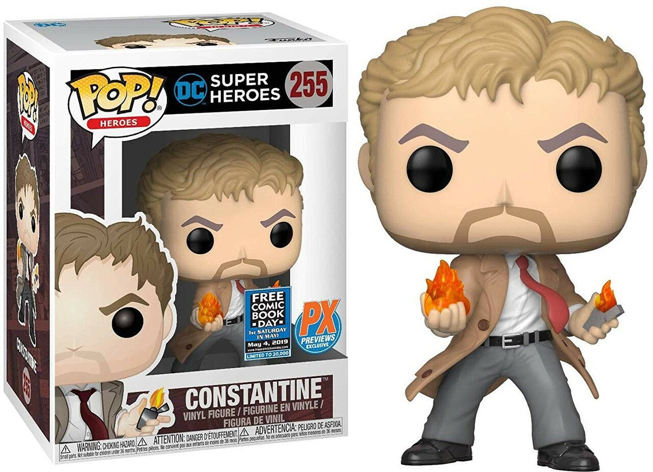 Funko DC Super Heroes POP! Heroes Constatine 255 Exclusive Vinyl Figure
