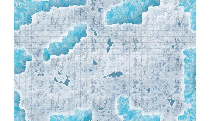 Battlefield in a Box: Caverns of Ice Encounter Map