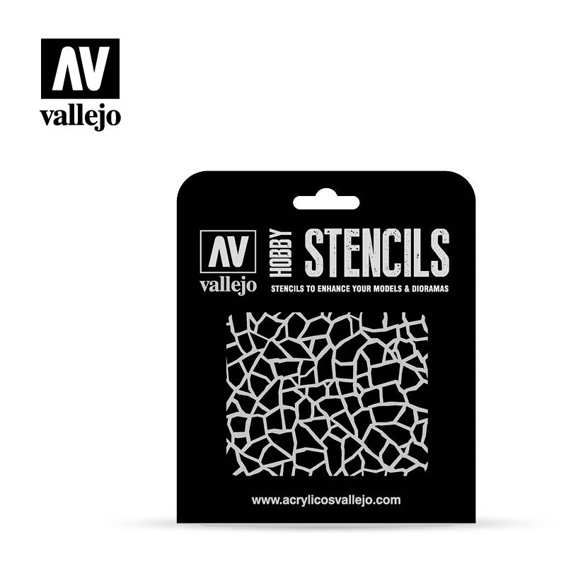 Vallejo Hobby Stencils ST-CAM003 Giraffe Camo WWII
