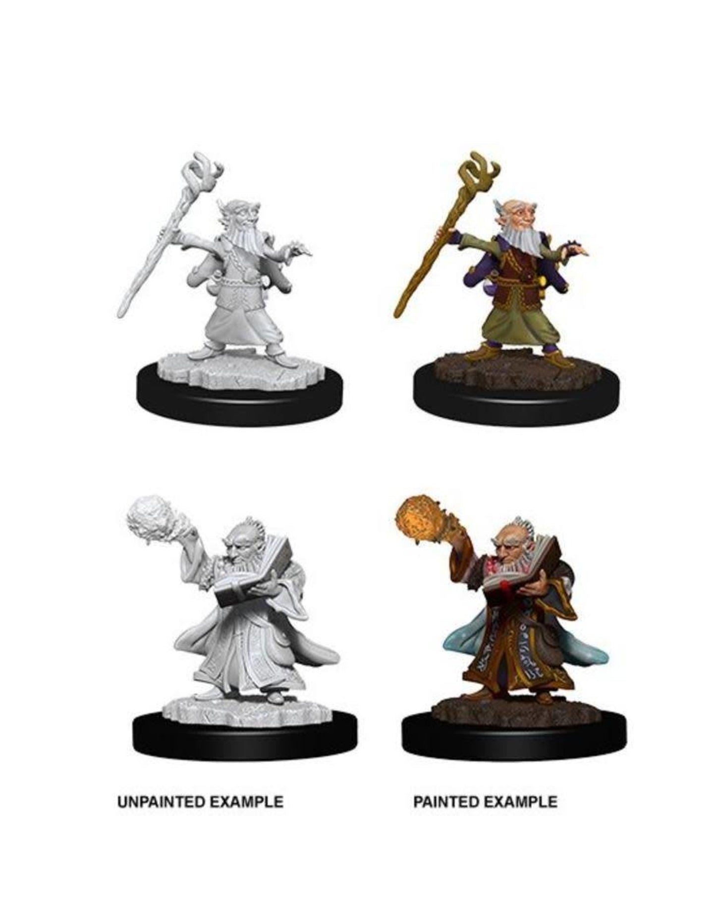 Nolzur's Marvelous Miniatures: Gnome Male Wizard