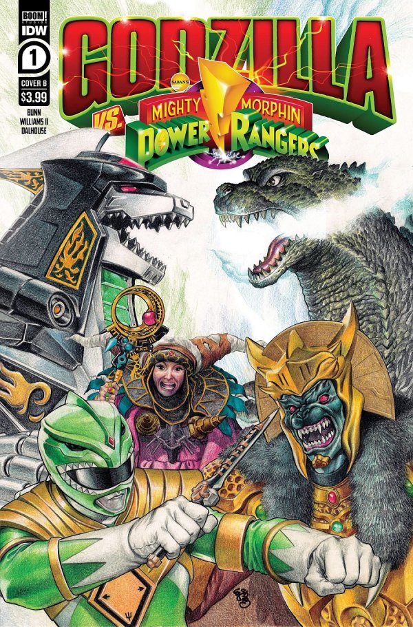 Godzilla vs. The Mighty Morphin Power Rangers #1