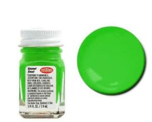 TESTORS 1174 GREEN FLUORESCENT ENAMEL 1/4oz