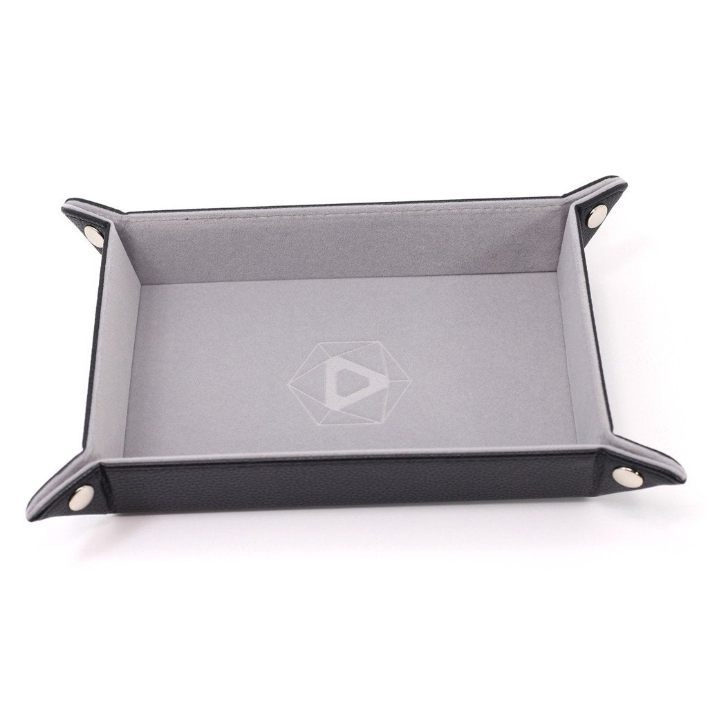 Die Hard: Folding Rectangle Tray With Grey Velvet