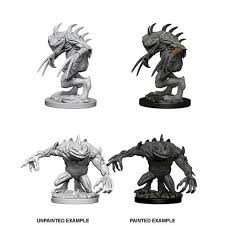 Nolzur's Marvelous Miniatures: Grey Slaad & Death Slaad