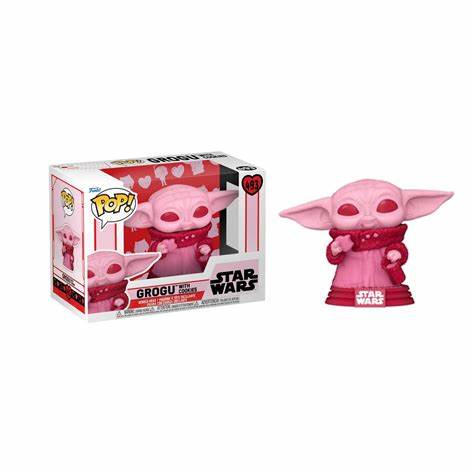 FUNKO POP - STAR WARS - Grogu w/ Cookie 493 Valentines S2
