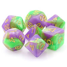 DRAGON'S DICE - 7CT Hidden Vale - 16MM DICE SET