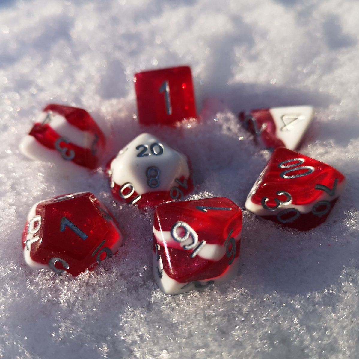 Ice Cream Dice Merry Critmas! Candy Cane Dice