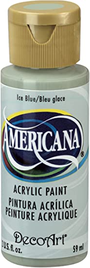 Americana Acrylic Paint - Ice Blue – A Work of Heart