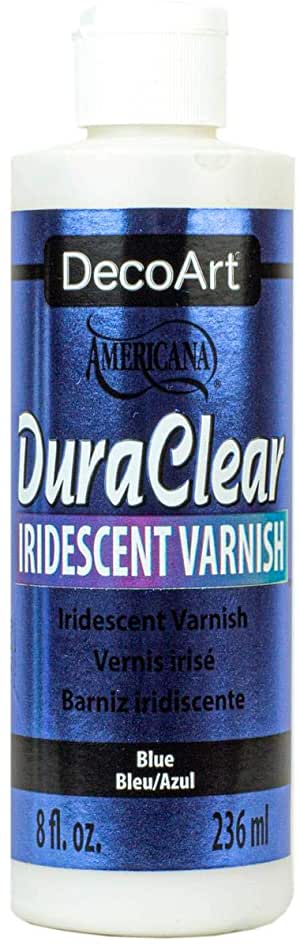 DecoArt Americana Varnish 8 oz Iridescent Blue