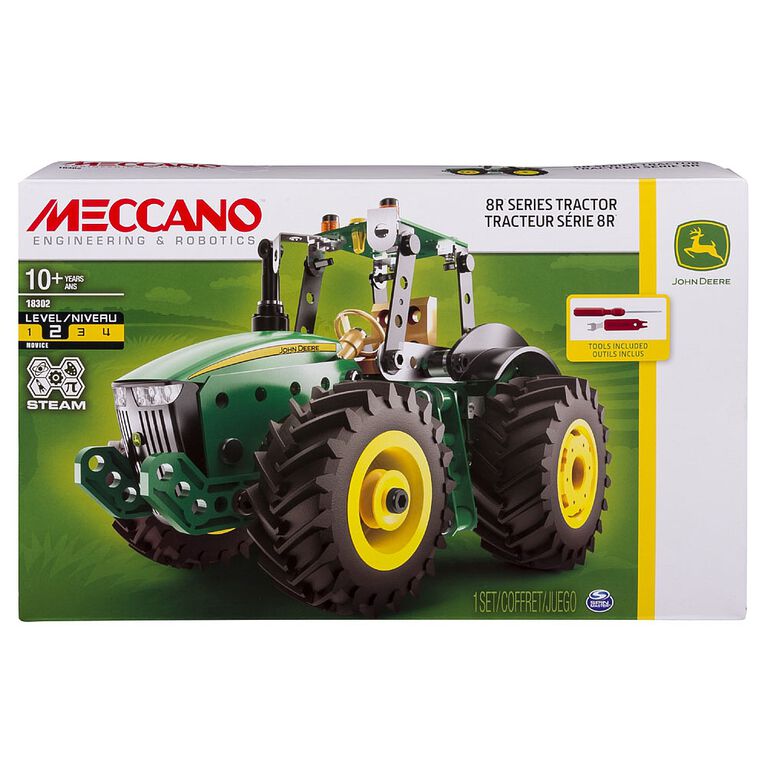 Meccano by Erector John Deere 8R Series Tractor