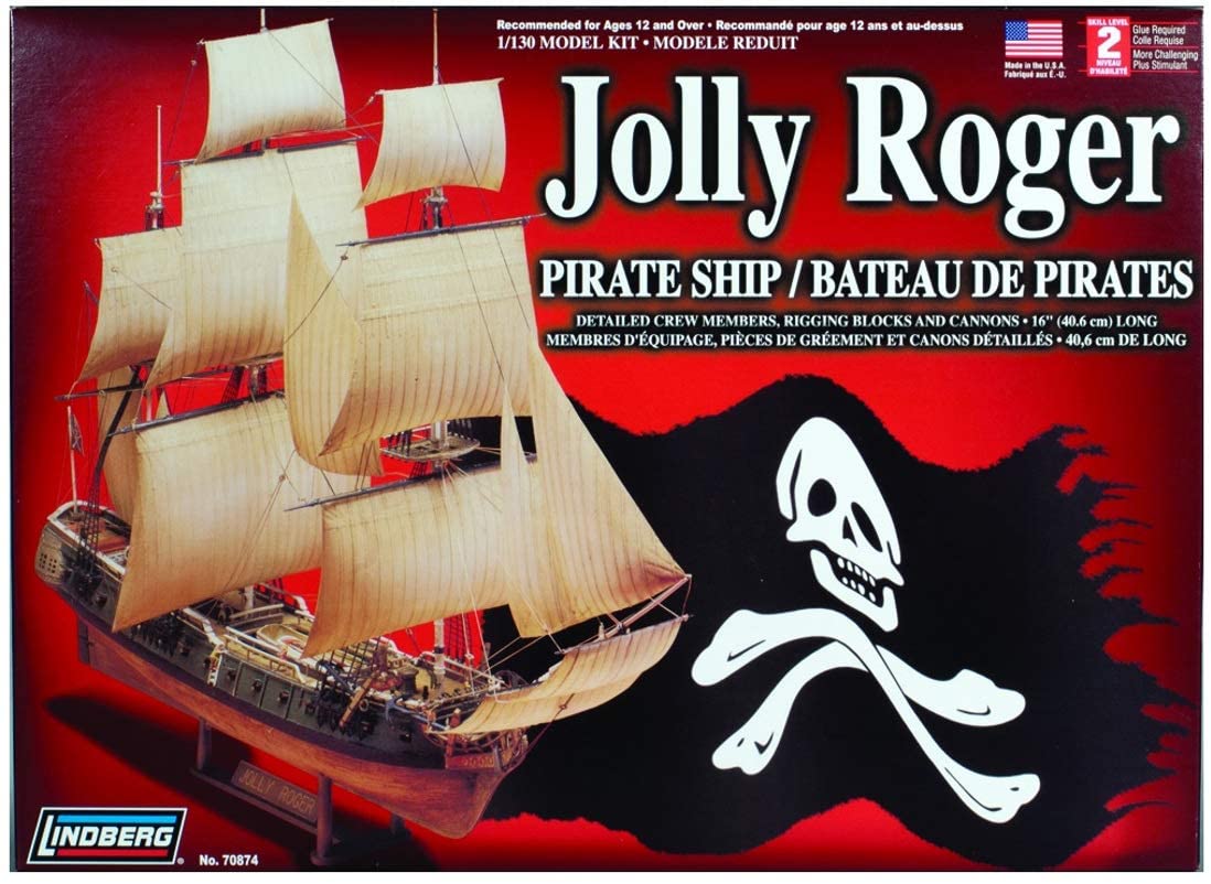 Lindberg 1/130 Jolly Roger Pirate Ship Kit