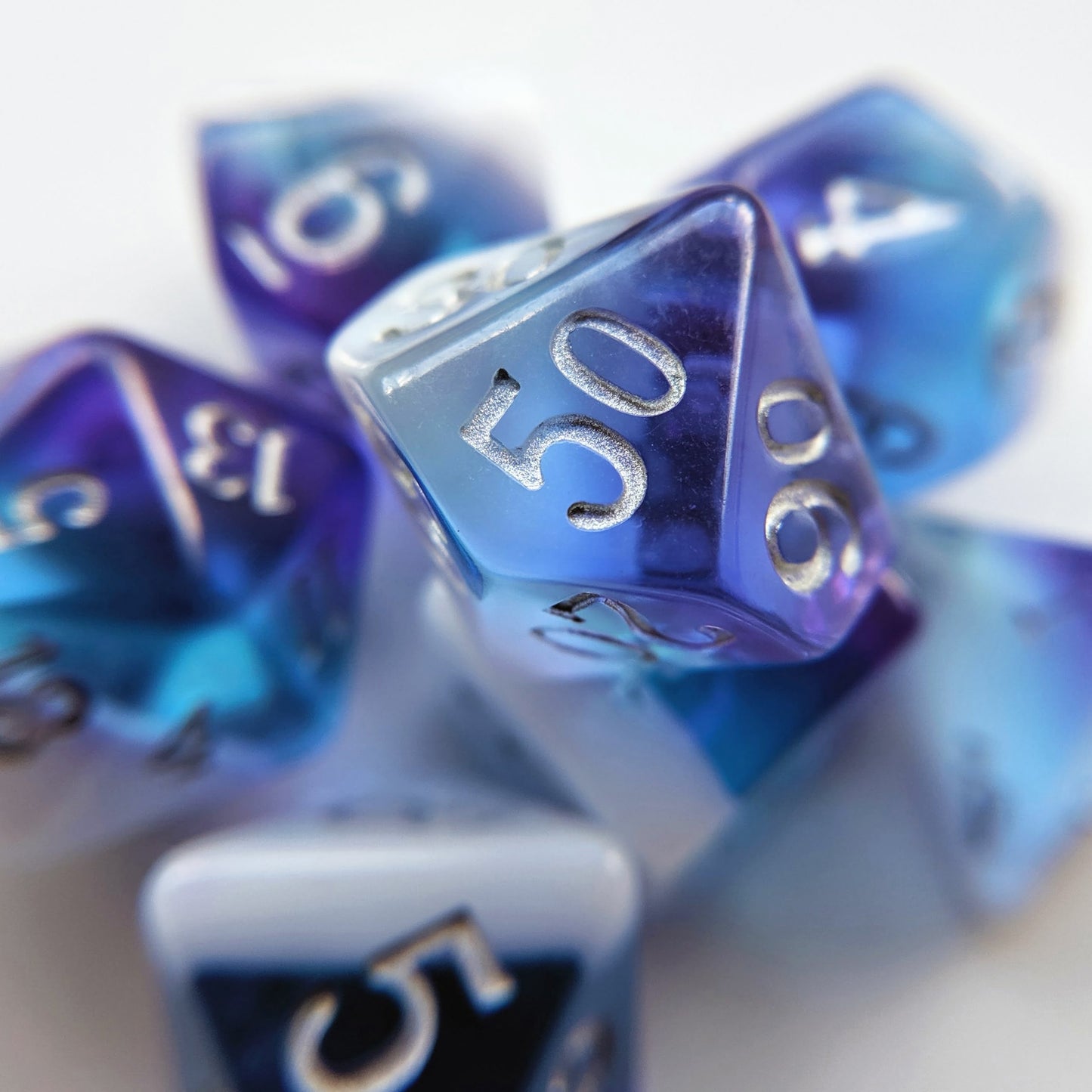 June Pearl Birthday – 7 Piece Dice Set