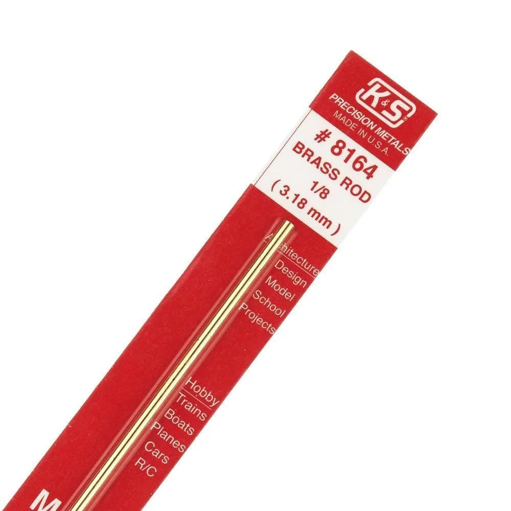 1/8″ Solid Brass Rod K&S Engineering 8164