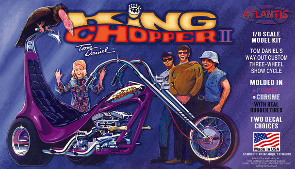 Tom Daniel King Chopper II 1/8 Plastic Model Trike kit