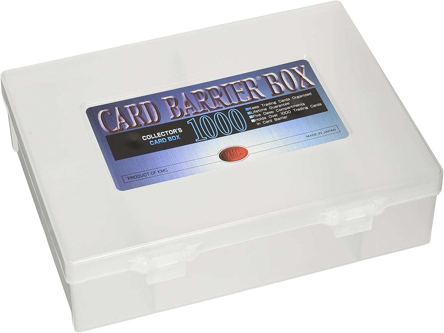 KMC CARD BARRIER BOX - COLLECTOR'S CARD BOX 1000