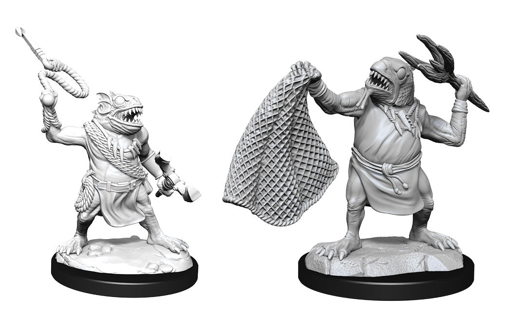 D&D Nolzur's Marvelous Miniatures: Kuo-Toa and Kuo-Toa Whip (90246)