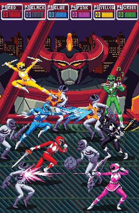 MMPR TMNT II  (OF 5)