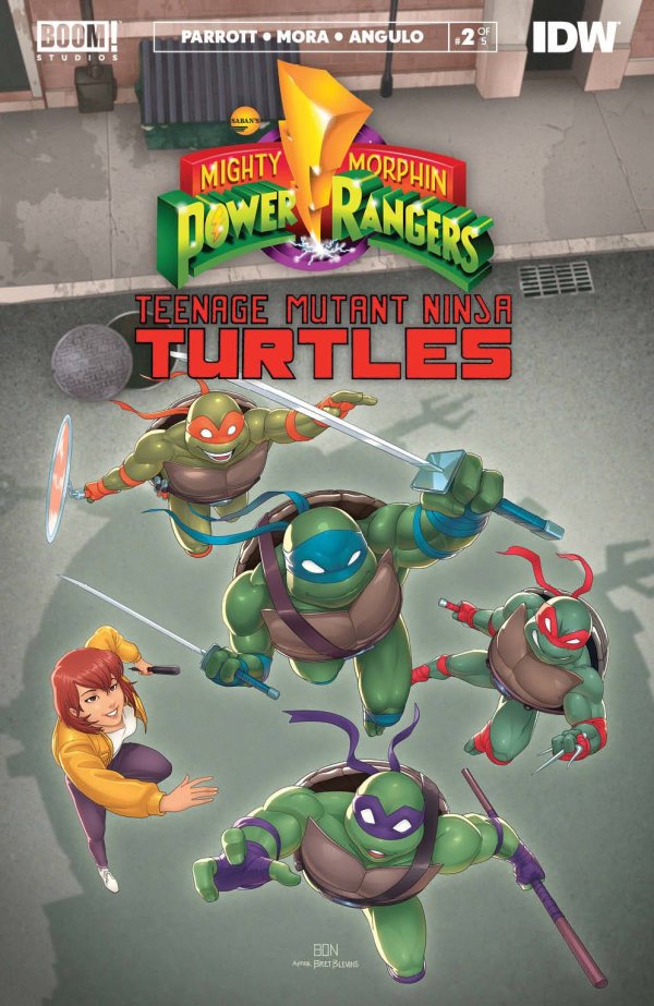 MMPR TMNT II  (OF 5)