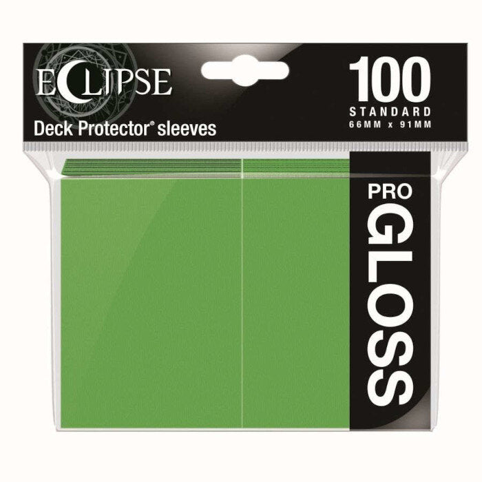 Eclipse PRO Gloss Standard Sleeves – Lime Green (100)
