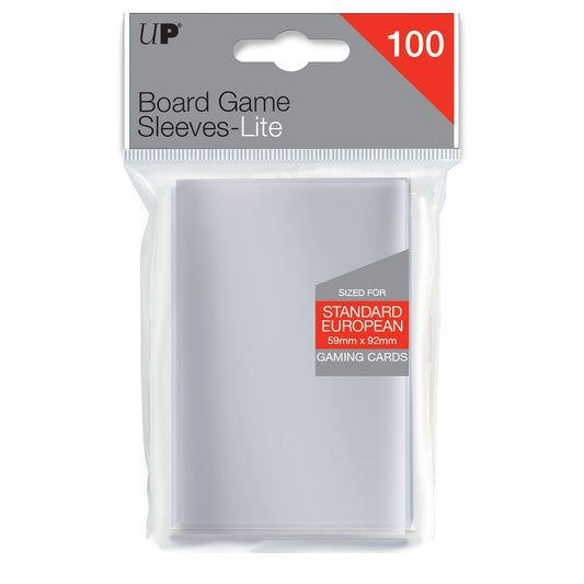 Lite Standard European Board Game Sleeves 59mm x 92mm (100 ct.)