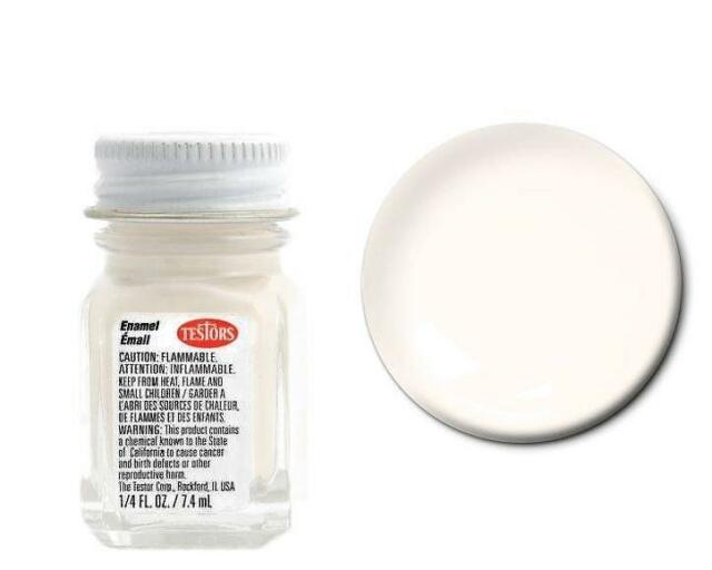 Testors 1117 Light Ivory Gloss 1/4 Oz