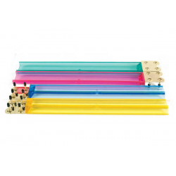 MAH JONG - TRANSPARENT COLOUR RACKS (4)