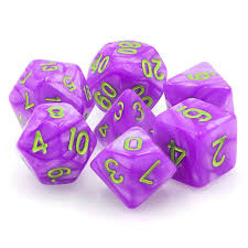 DRAGON'S DICE - 7CT Mana Miasma - 16MM DICE SET