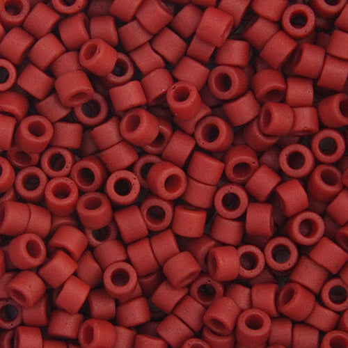 Delica 11/0 RD Dark Red Maroon Metallic Matte Luster