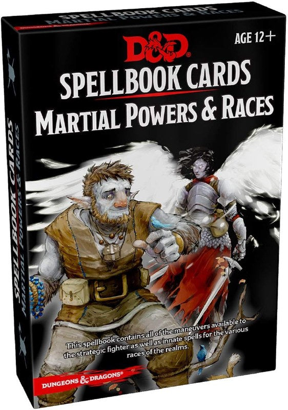Dungeons and Dragons - Spellbook Cards Martial Powers and Races Deck