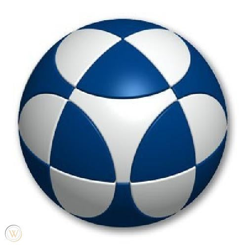 Marusenko Puzzle Sphere: Blue & White Level 1