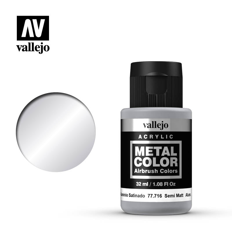 Vallejo 77.716 Semi Matt Aluminium